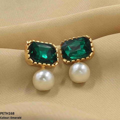 PETH168 SDQ Square Pearl Tops  Pair - PETH