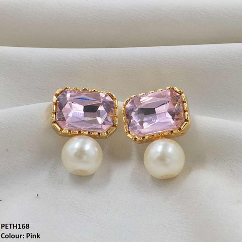 PETH168 SDQ Square Pearl Tops  Pair - PETH