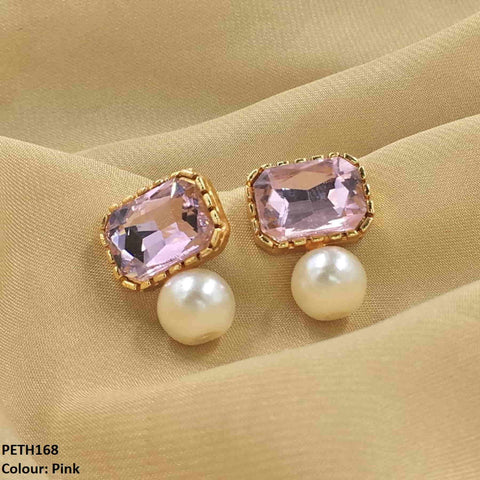 PETH168 SDQ Square Pearl Tops  Pair - PETH