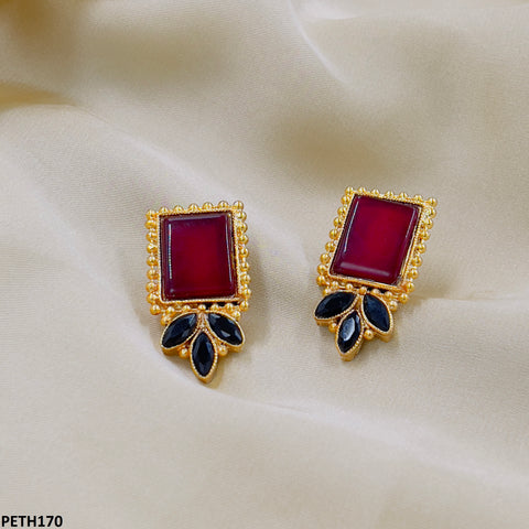 PETH170 FRN Leaf Rectangle Tops Pair - PETH