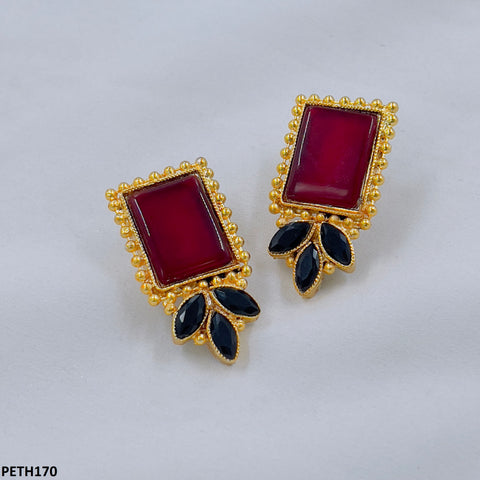 PETH170 FRN Leaf Rectangle Tops Pair - PETH