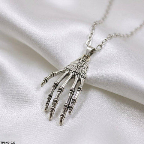 TPSH01029 MZM Skeleton Hand Pendant - TPSH