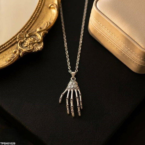 TPSH01029 MZM Skeleton Hand Pendant - TPSH