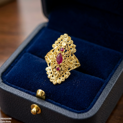 PRH00086 FRN Filigree Ring Adjustable - PRH
