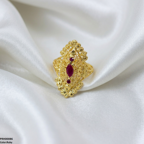 PRH00086 FRN Filigree Ring Adjustable - PRH