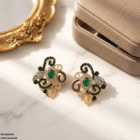 PETH00345 ABD  Oval/Leaf Tops Pair - PETH