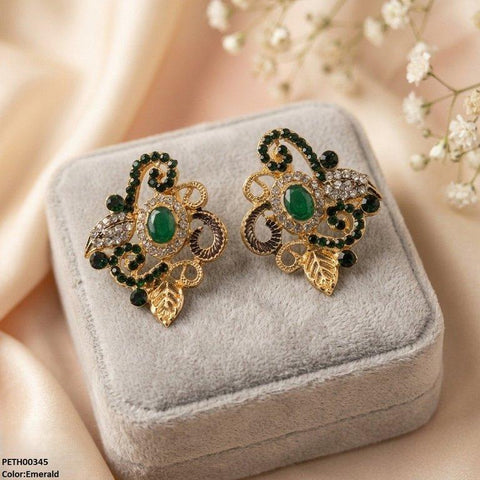 PETH00345 ABD  Oval/Leaf Tops Pair - PETH