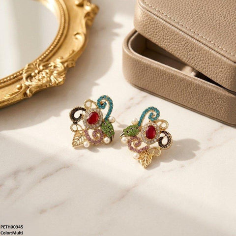 PETH00345 ABD  Oval/Leaf Tops Pair - PETH