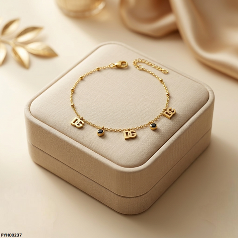 PYH00237 QSJ Stainless Steel Round Anklets - PYH
