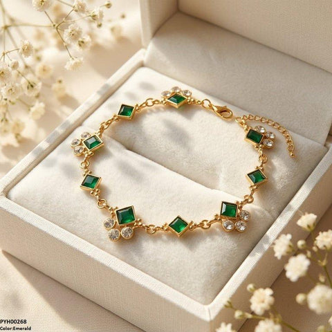 PYH00268 ABD Square/Round Single Anklet - PYH