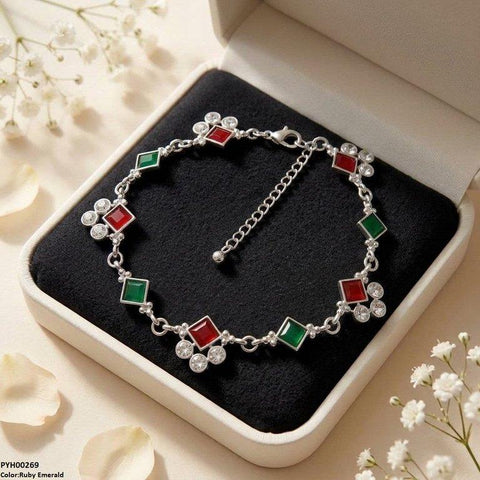 PYH00269 ABD Square/Round Single Anklet - PYH