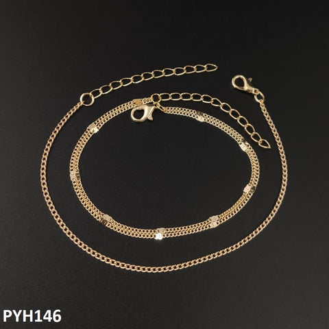 PYH146 LQP 3 Layered Payal - PYH