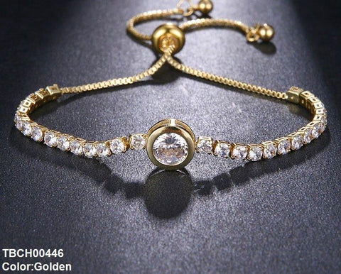 TBCH00446 BYJ Round Stone  Bracelet Adjustable - TBCH
