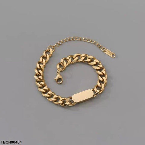 TBCH00464 DGF Stainless Steel Link Chain Bracelet - TBCH