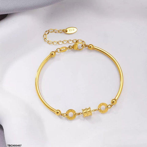 TBCH00467 DGF Stainless Steel Drum Bracelet - TBCH