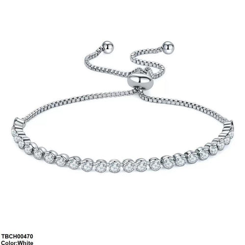 TBCH00470 WKO Round Stone Link Bracelet - TBCH