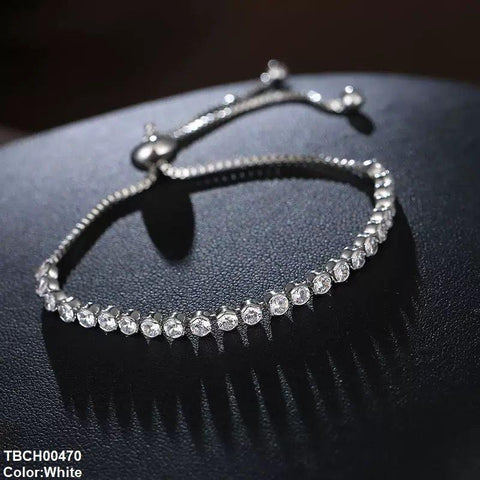 TBCH00470 WKO Round Stone Link Bracelet - TBCH