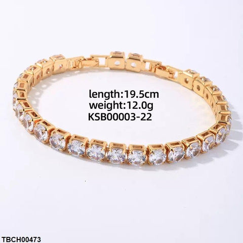 TBCH00473 WKO Imp Round  Link Bracelet - TBCH