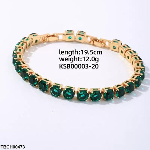 TBCH00473 WKO Imp Round  Link Bracelet - TBCH