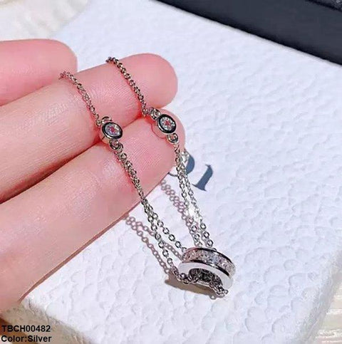 TBCH00482 CJD Round Double Chain Bracelet - TBCH
