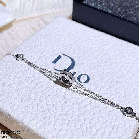 TBCH00482 CJD Round Double Chain Bracelet - TBCH