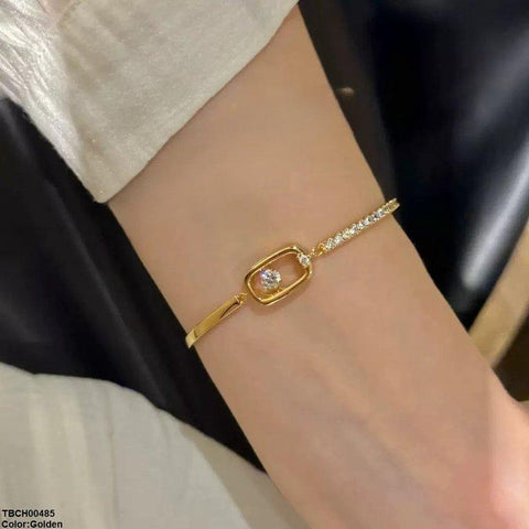 TBCH00485 GWH Rectangle/Round Stone Bracelet Adjustable - TBCH