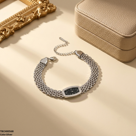 TBCH00568 QSJ Rectangle Watch Dial Bracelet - TBCH