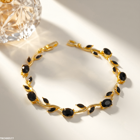 TBCH00577 QSJ Tulip Leaf Round Bracelet - TBCH