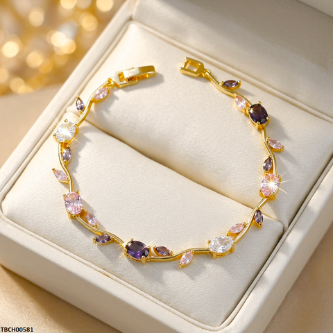 TBCH00581 MSJ Tulip Leaf Multi Bracelet - TBCH