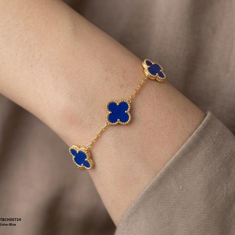 TBCH00724 TNR Flower Stainless Steel Bracelet Adjustable - TBCH