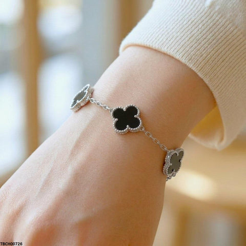 TBCH00726 TNR Flower Stainless Steel Bracelet Adjustable - TBCH