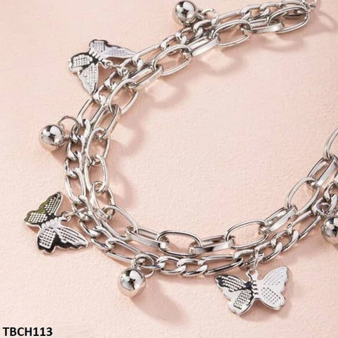 This TBCH113 LSH Layer Butterfly Bracelet is a stylish and elegant fashion accessory from TJ Wholesale Pakistan. Made with high-quality materials, it is perfect for adding a touch of sophistication to any outfit. Elevate your fashion game with this eye-catching butterfly bracelet.