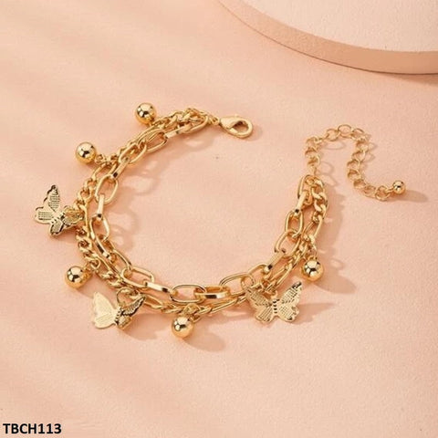 This TBCH113 LSH Layer Butterfly Bracelet is a stylish and elegant fashion accessory from TJ Wholesale Pakistan. Made with high-quality materials, it is perfect for adding a touch of sophistication to any outfit. Elevate your fashion game with this eye-catching butterfly bracelet.