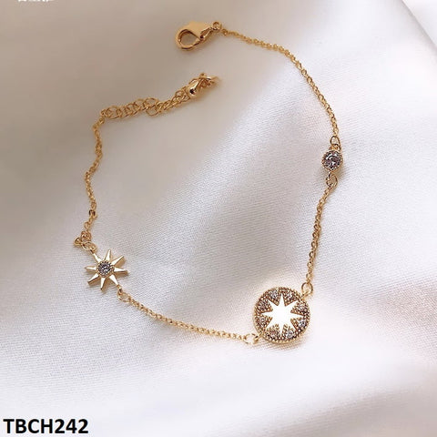 TBCH242 XST Flowers Hand Bracelet Adjustable - CBCH