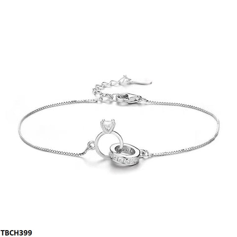 TBCH399 JJF  Circle Ring Bracelet Adjustable - TBCH