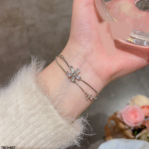TBCH407 HJF Flower Bracelet Adjustable - TBCH