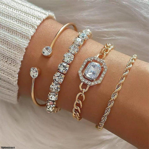 TBRH00441 YYE Square Stone Bracelet Set  - TBRH