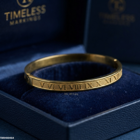 TBRH00464 MMJ Stainless Steel Roman Numeral Bracelet - TBRH