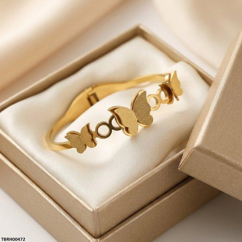 TBRH00472 MSJ Stainless Steel Butterfly Braclet - TBRH