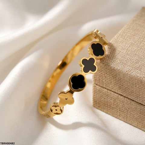 TBRH00482 MSJ Stainless Steel Flower Shape Braclet - TBRH