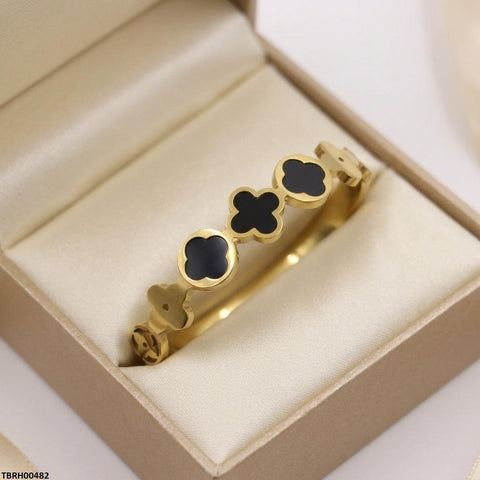 TBRH00482 MSJ Stainless Steel Flower Shape Braclet - TBRH