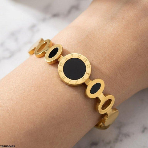 TBRH00483 MSJ Stainless Steel Oval Round Braclet - TBRH
