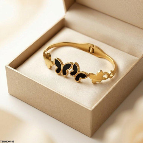TBRH00485 MSJ Stainless Steel Double Betterfly Bracelet - TBRH