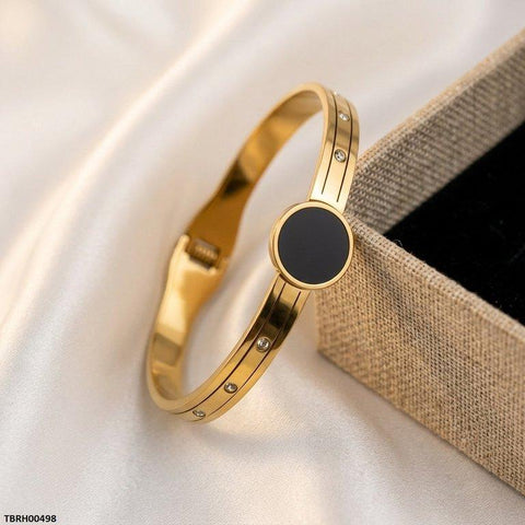 TBRH00498 MSJ Stainless Steel Round Stone Bracelet - TBRH