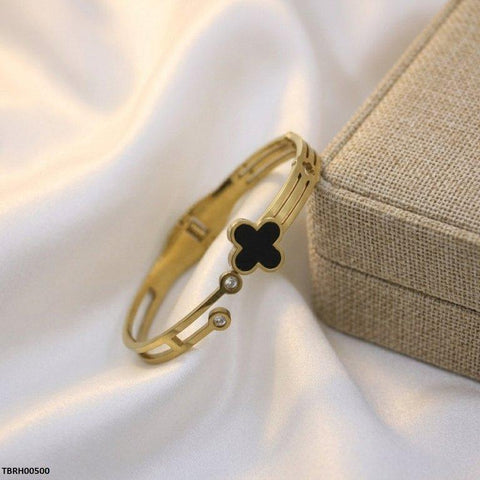TBRH00500 MSJ Stainless Steel Clover Stone Bracelet - TBRH