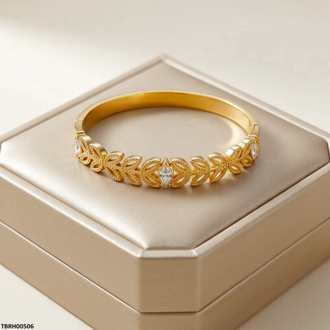 TBRH00506 MSS-Leaf Stone Bracelet - TBRH