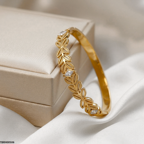 TBRH00506 MSS-Leaf Stone Bracelet - TBRH