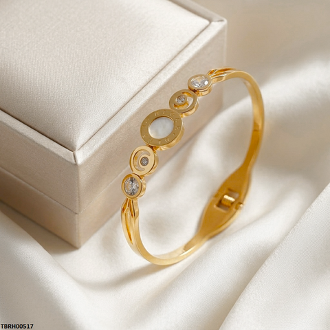 TBRH00517 MSS Round Stone Bracelet Adjustable - TBRH