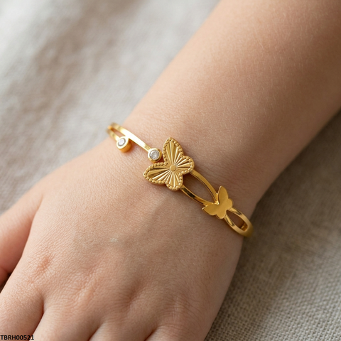 TBRH00521  MSS Round Butterfly Stone Bracelet Adjustable - TBRH