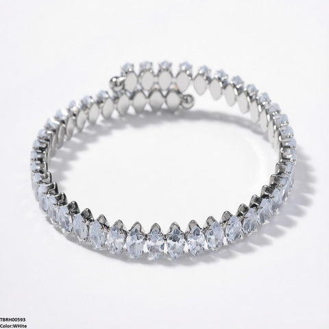 TBRH00593 BYJ Marquise Stone Zircon Bracelet Openable - TBRH